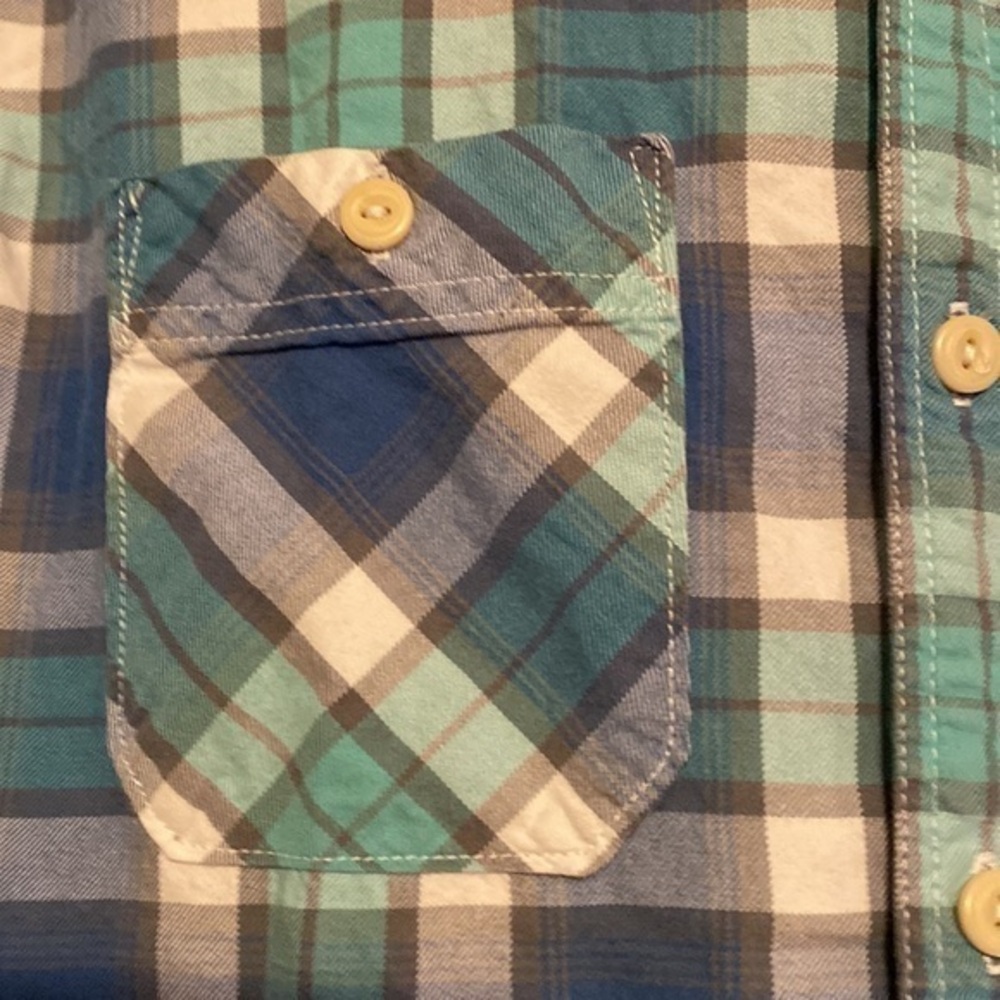 American Eagle outfitters athletic‎ fit plaid button down shirt - Picture 5 of 8